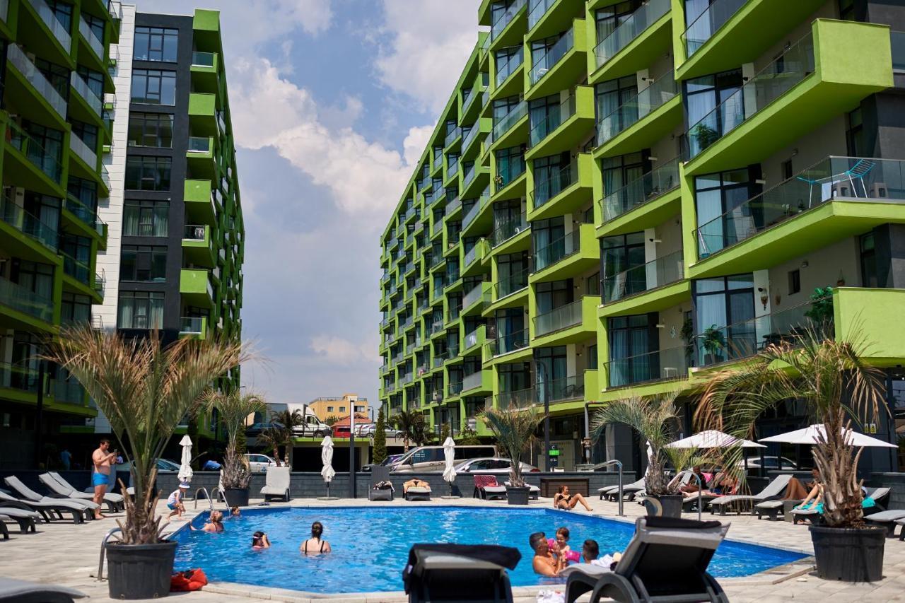 Coral Aparthotel Pool & Spa Mamaia Nord Navodari Dış mekan fotoğraf
